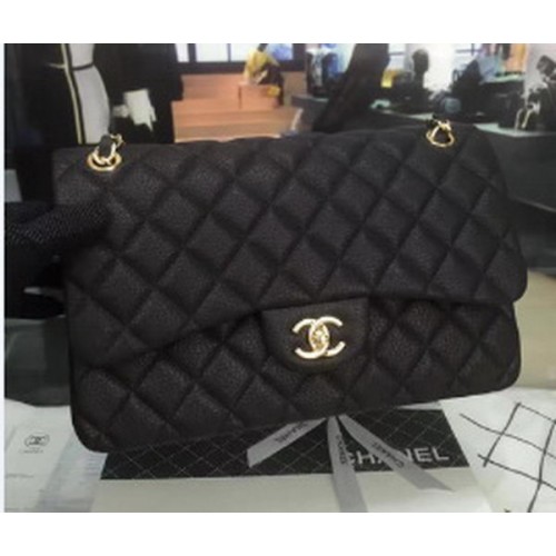 Chanel 2.55 Serie Flap Bags Origineel Leer B5024 Zwart