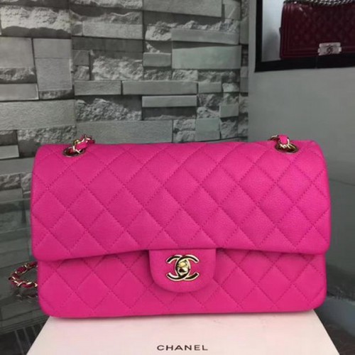 Chanel 2.55 Serie Flap Bags Origineel Leer B5024 Rose