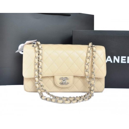 Chanel A1112 2.55 Serie Flap Bag Origineel Kaviaar Leer Abrikoos