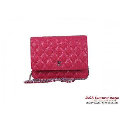 Chanel A33814 Originele Cannage Leren Mini Flap Bag Rose