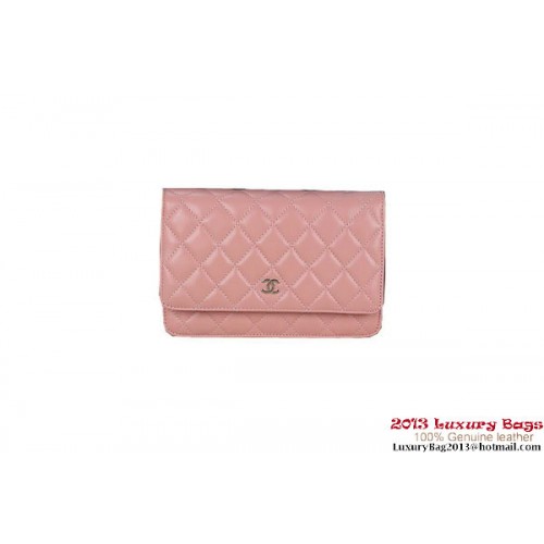 Chanel A33814 Originele Schapenvacht Leren Mini Flap Bag Lichtroze