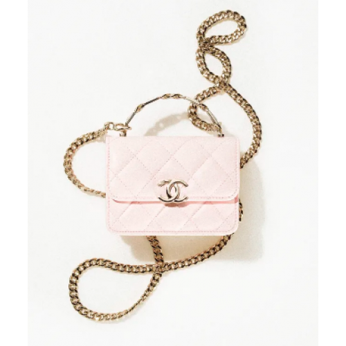 Chanel CLUTCH MET KETTING AP2758 Lichtroze