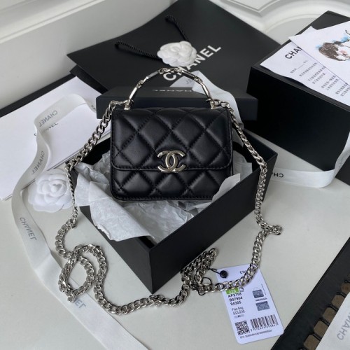 Chanel KOPPELING MET KETTING AP2758 zwart