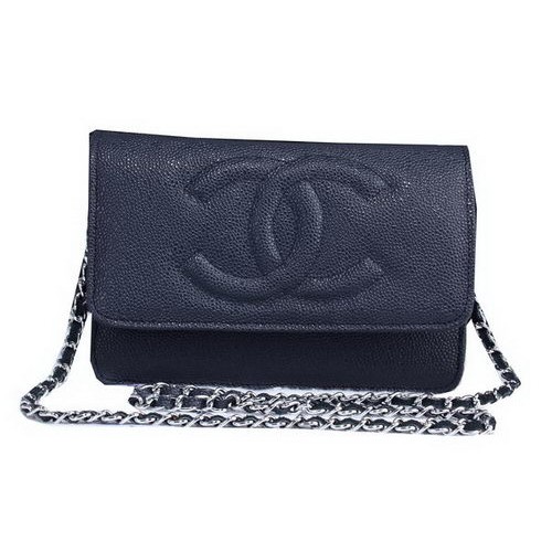 Chanel Cannage patroon lederen flap schoudertas A8892 Royal