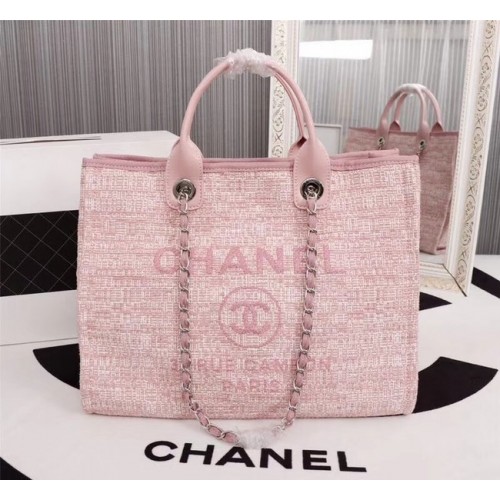 Chanel Canvas Tote boodschappentas 8099 roze