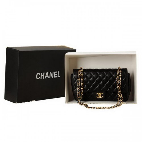 Chanel Classic Flap Bag 2.55 Serie Origineel Leer CHA1112 Zwart