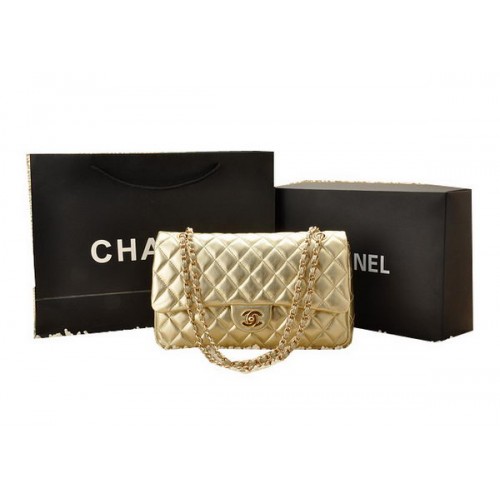 Chanel Classic Flap Bag 2.55 Serie Schapenleer CHA1112 Goud