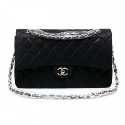 Chanel Klassieke Flap Bag Cannage Patroon CHA1113 Zwart