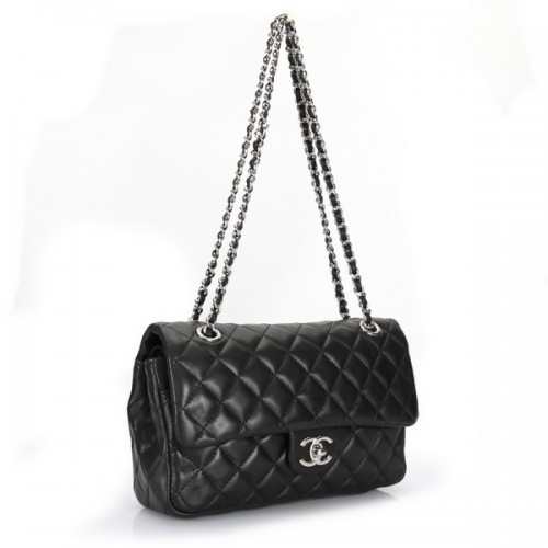 Chanel Klassieke Flap Bag Origineel Leer A1112 Zwart