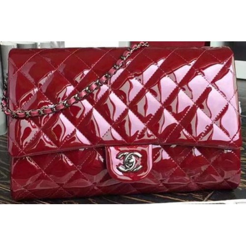 Chanel Classic Flap Bag Lakleer A66465 Burgundy