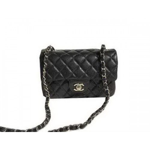 Chanel Classic Flap Bags zwart Originele Cannage Patterns A1116 Zilver