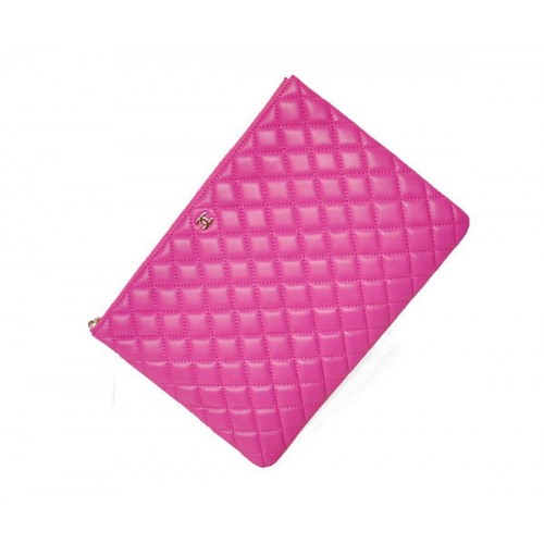 Chanel Clutch Rose Schapenleer A67780 Goud