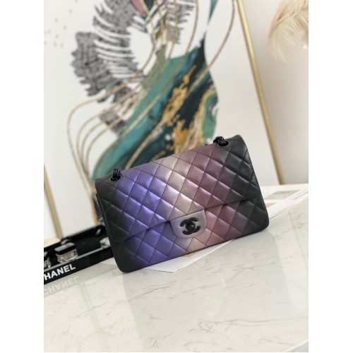 Chanel Flap Mirage schoudertas van lamsleer AS1112 zwart