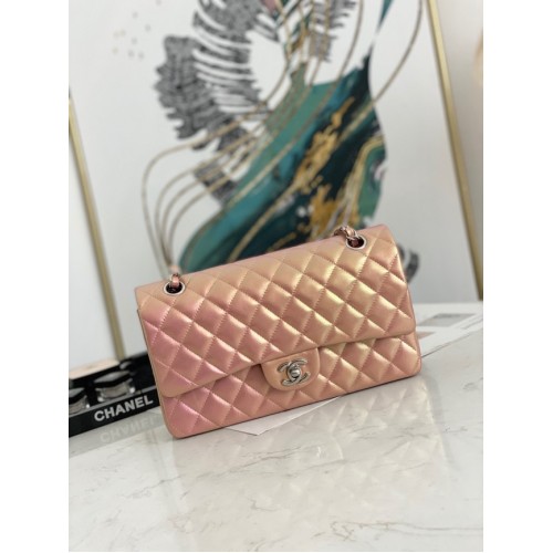 Chanel Flap Mirage schoudertas van lamsleer AS1112 roze