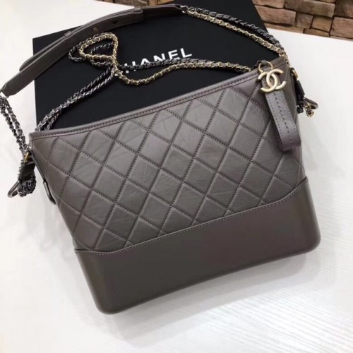 Chanel GABRIELLE Original Schoudertas A93842 grijs