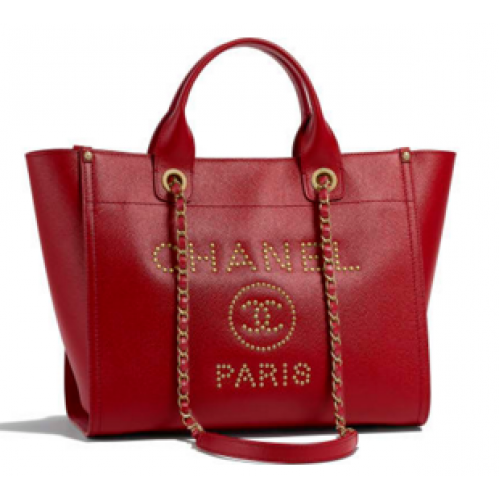 Chanel generfd kalfsleer goudkleurig metaal A57069 bordeauxrood