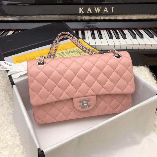 Chanel Jumbo Double Flaps Tassen Origineel Schapenleer Roze A36097 Goud