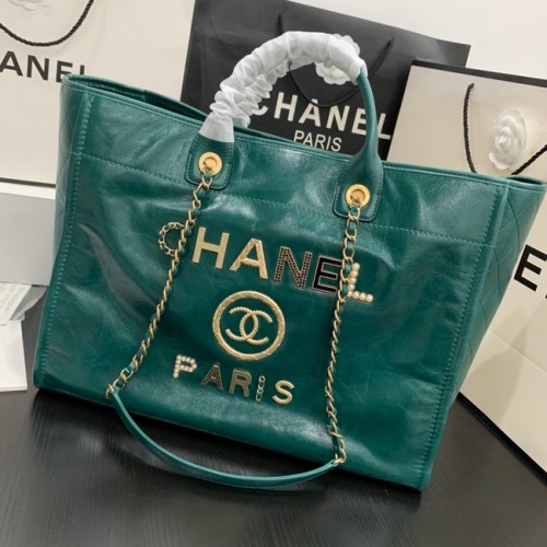 Chanel GROTE WINKELTAS A66941 groen