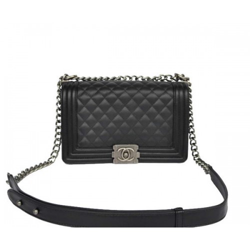 Chanel Le Boy Flap Schoudertas A67086 Zwart