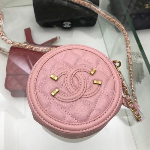 Chanel Original Clutch met ketting A81599 roze