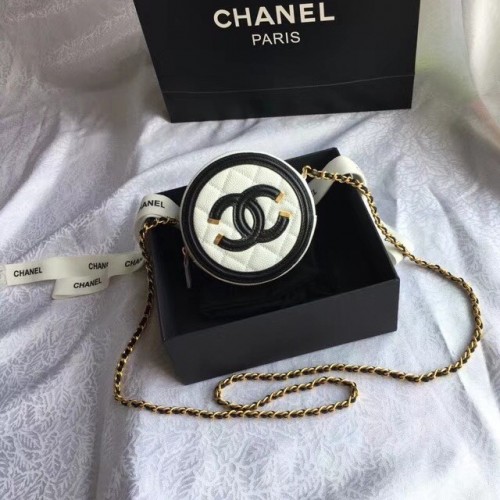 Chanel Original Clutch met Ketting A81599 wit