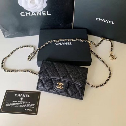 Chanel Original generfd kalfsleren zak 81081 zwart
