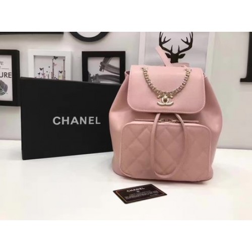 Chanel Original Leren Rugzak CHA2590 Roze
