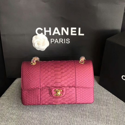 Chanel originele python lederen schoudertas CF1112B