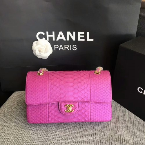 Chanel originele python lederen schoudertas CF1112CB