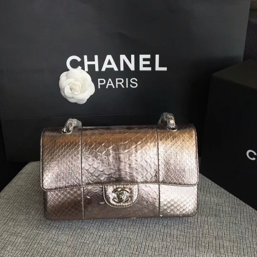 Chanel originele python lederen schoudertas CF1112D