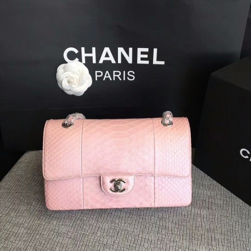 Chanel originele python lederen schoudertas CF1112E