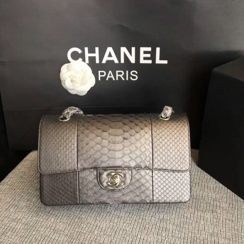 Chanel originele python lederen schoudertas CF1112I