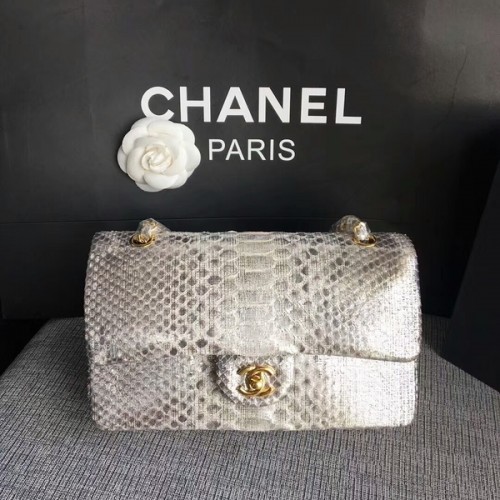 Chanel originele python lederen schoudertas CF1112U