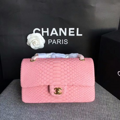 Chanel originele python lederen schoudertas CF1112V