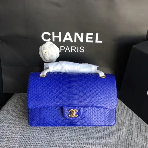 Chanel originele python lederen schoudertas CF1112W