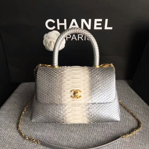 Chanel originele python lederen draagtas 8119F