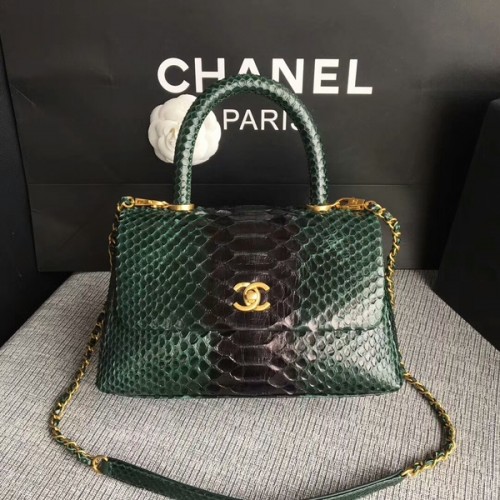 Chanel originele python lederen draagtas 8119H