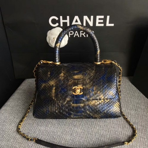 Chanel originele python lederen draagtas 8119J