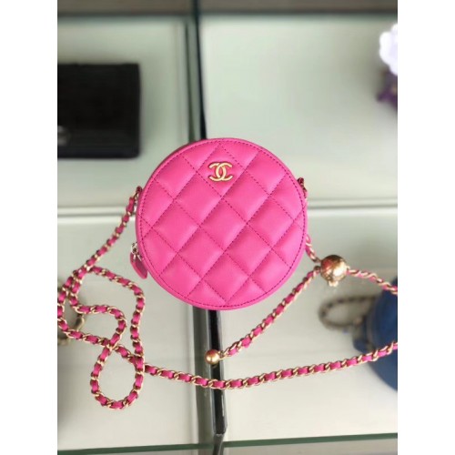 Chanel Original mini tas van schapenvacht AS1449 roze