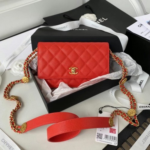 Chanel KLEINE FLAP BAG AP2840 rood