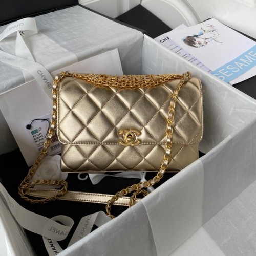 Chanel KLEINE FLAP TAS AS3241 goud