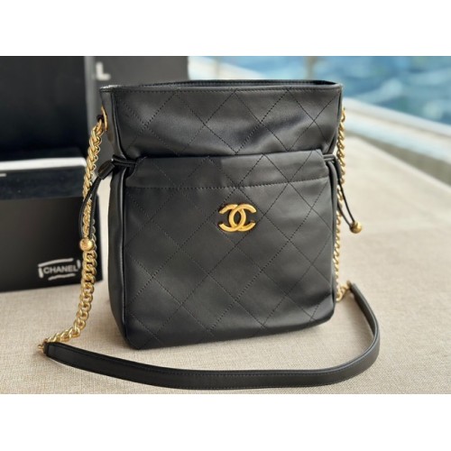 Chanel KLEINE WINKELTAS AS2985 zwart
