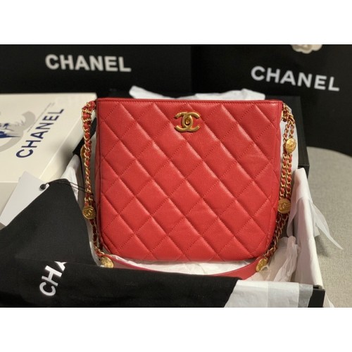 Chanel KLEINE WINKELTAS AS3400 rood