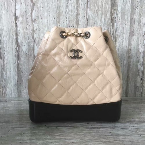 Chanel Schapenvacht Leren Rugzak 93825 Lichtroze