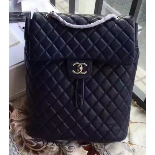 Chanel Schapenvacht Leren Rugzak A91121 Royal
