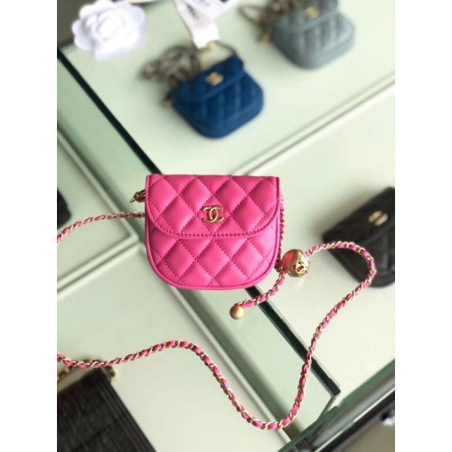 Chanel Schapenvacht Original Leather Pocket AP1461 roze