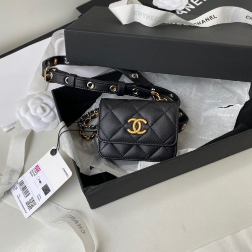 Chanel Schapenvacht Original Leather Pocket AP2549 zwart