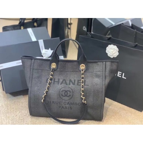 Chanel Boodschappentas A66941 donkerblauw