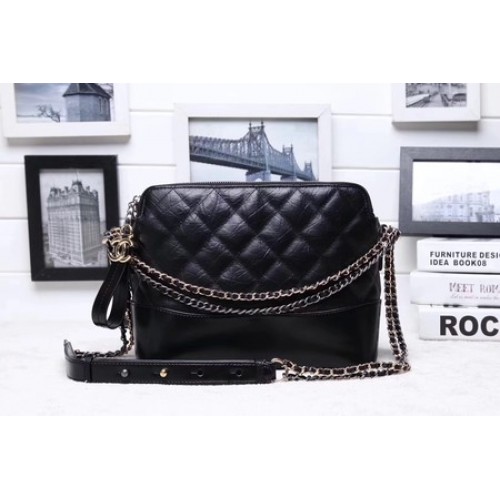 Chanel Schoudertas Kalfsleer A95623 Zwart