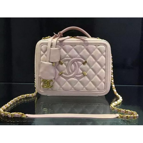 Chanel Schoudertas Origineel Kalfsleer CHA6678 Roze